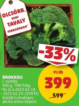 PENNY BROKKOLI 500g ajánlat