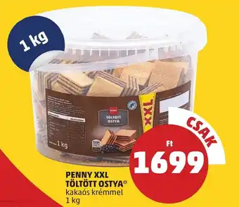 PENNY PENNY XXL TÖLTÖTT OSTYA 1kg ajánlat