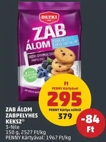 PENNY ZAB ÁLOM ZABPELYHES KEKSZ 150g ajánlat