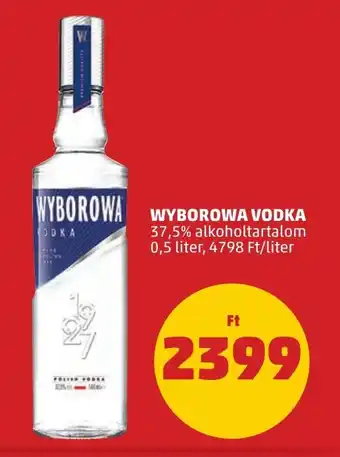 PENNY WYBOROWA VODKA 37,5% 0,5l ajánlat