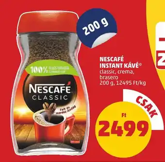 PENNY NESCAFÉ INSTANT KÁVÉ 200g ajánlat