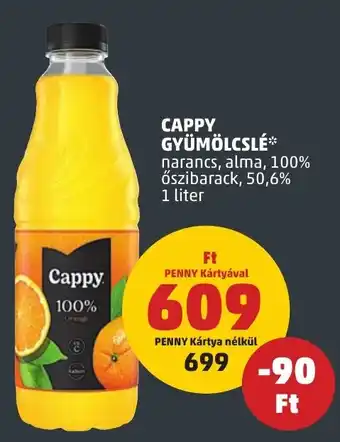 PENNY CAPPY GYÜMÖLCSLÉ 1l ajánlat