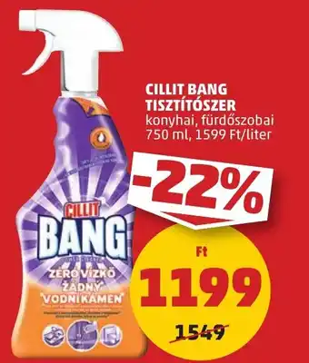 PENNY CILLIT BANG TISZTÍTÓSZER 750ml ajánlat