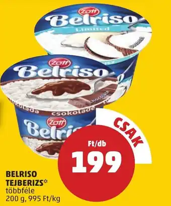 PENNY BELRISO TEJBERIZS 200g ajánlat