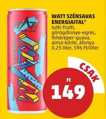PENNY WATT SZÉNSAVAS ENERGIAITAL 0,25l ajánlat