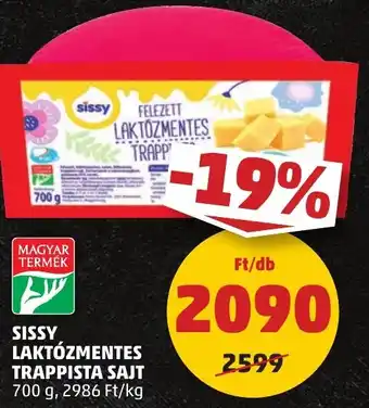 PENNY SISSY LAKTÓZMENTES TRAPPISTA SAJT 700g ajánlat