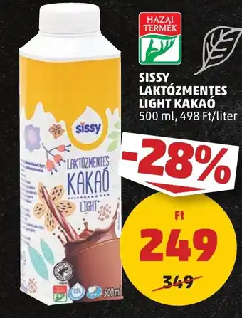 PENNY SISSY LAKTÓZMENTES LIGHT KAKAÓ 500ml ajánlat