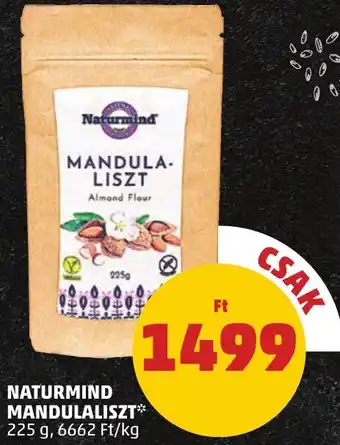 NATURMIND MANDULALISZT 225g