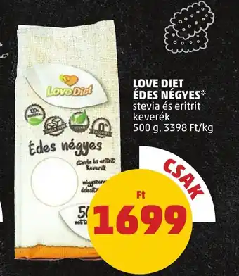 LOVE DIET ÉDES NÉGYES 500g