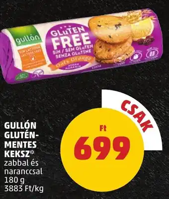PENNY GULLÓN GLUTÉNMENTES KEKSZ 180g ajánlat