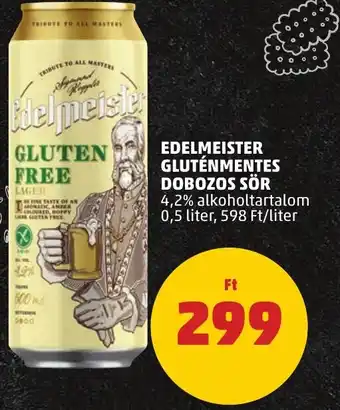 EDELMEISTER GLUTÉNMENTES DOBOZOS SÖR 4,2% 0,5l