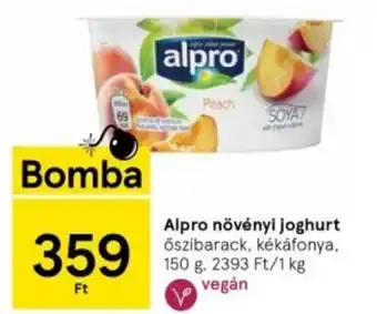 Tesco Alpro növényi joghurt 150g ajánlat