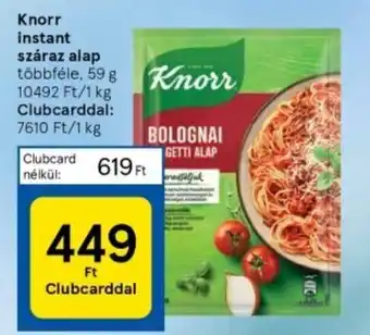 Tesco Knorr instant száraz alap 59g ajánlat