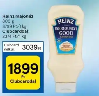 Tesco Heinz majonéz 800g ajánlat