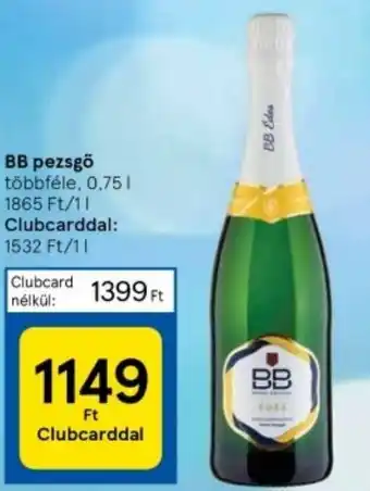 Tesco BB pezsgő 0,75l ajánlat