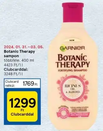 Tesco Botanic Therapy sampon 400ml ajánlat