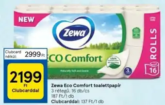 Tesco Zewa Eco Comfort toalettpapír 16db ajánlat