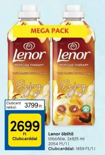 Tesco Lenor öblítő 2x925ml ajánlat