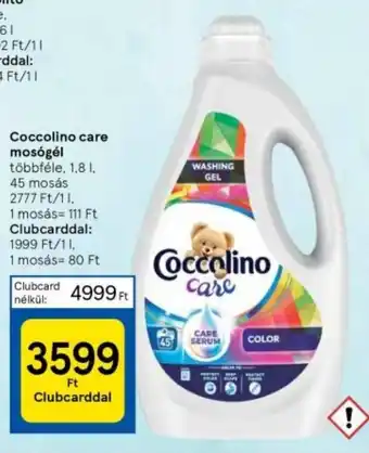 Tesco Coccolino care mosógél 1,8l ajánlat