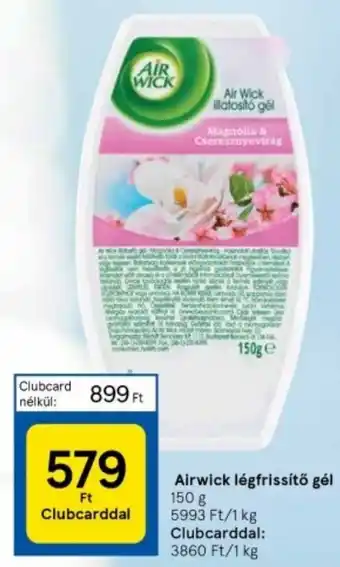 Tesco Airwick légfrissítő gél 150g ajánlat