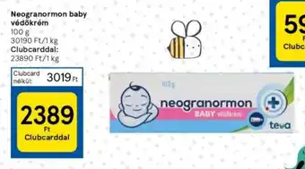 Tesco Neogranormon baby védőkrém 100g ajánlat