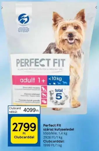 Tesco Perfect Fit száraz kutyaeledel 1,4kg ajánlat