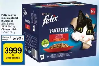 Tesco Felix nedves macskaeledel multipack 24x85g ajánlat