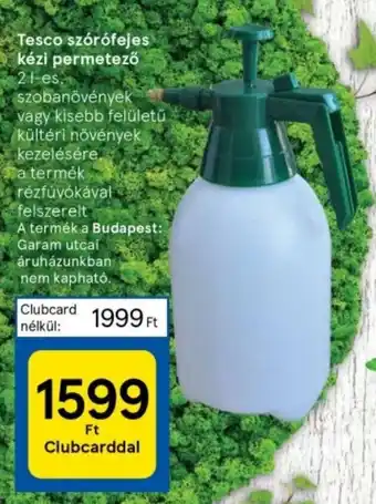 Tesco Tesco szórófejes kézi permetező 2l ajánlat