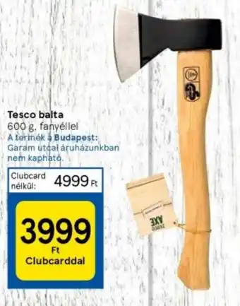 Tesco Tesco balta 600g ajánlat