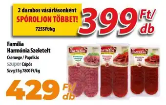 Coop Família Harmónia Szeletelt 55g ajánlat