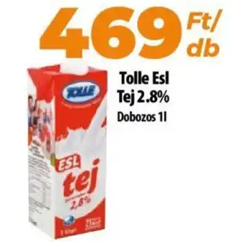 Coop Tolle Esl Tej 2.8% 1l ajánlat
