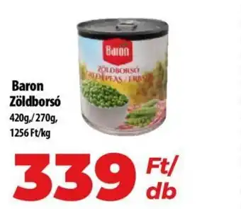 Coop Baron Zöldborsó 270-420g ajánlat