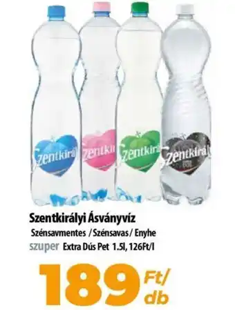 Coop Szentkirályi Ásványvíz 1.5l ajánlat