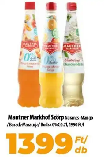 Coop Mautner Markhof Szörp 0,7l ajánlat