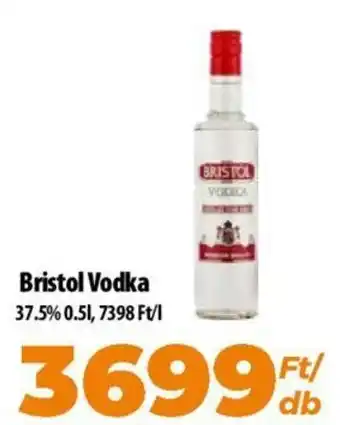 Coop Bristol Vodka 37.5% 0.5l ajánlat