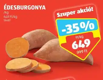 ALDI ÉDESBURGONYA ajánlat