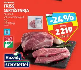 ALDI HÚSMESTER FRISS SERTÉSTARJA ajánlat