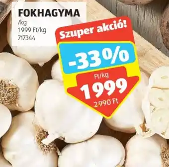 ALDI FOKHAGYMA ajánlat