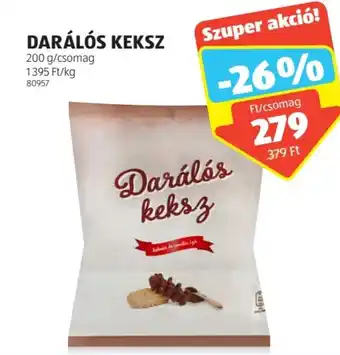 ALDI DARÁLÓS KEKSZ 200g ajánlat