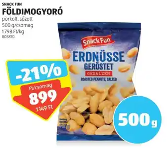 ALDI SNACK FUN FÖLDIMOGYORÓ 500g ajánlat