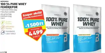 ALDI BIOTECHUSA 100 % PURE WHEY FEHÉRJEPOR 454g ajánlat