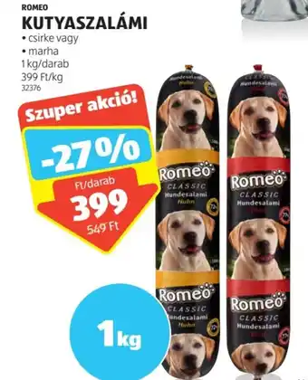 ALDI ROMEO KUTYASZALÁMI 1kg ajánlat