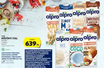 ALDI ALPRO NÖVÉNYI ITAL 1l ajánlat