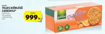 ALDI GULLÓN TELJES KIÖRLÉSŰ ZABKEKSZ 425g ajánlat