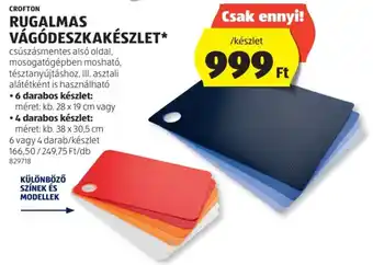 ALDI CROFTON RUGALMAS VÁGÓDESZKAKÉSZLET ajánlat