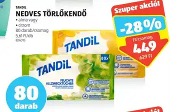 ALDI TANDIL NEDVES TÖRLŐKENDŐ 80db ajánlat