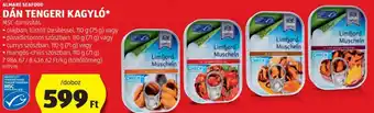 ALDI ALMARE SEAFOOD DÁN TENGERI KAGYLÓ 110g ajánlat
