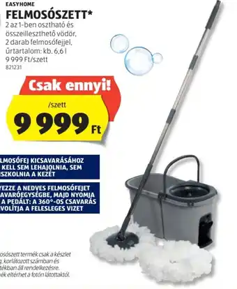 ALDI EASYHOME FELMOSÓSZETT 6,6l ajánlat