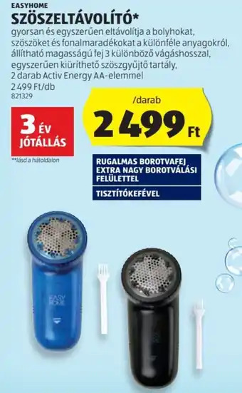 ALDI EASYHOME SZÖSZELTÁVOLÍTÓ ajánlat