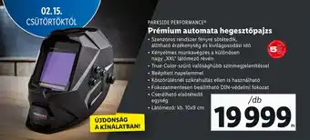 Lidl PARKSIDE PERFORMANCE Prémium automata hegesztőpajzs ajánlat